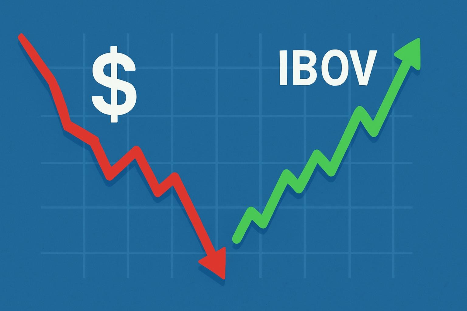 📉 Real valorizado, dólar despencando e Ibovespa em recorde: o que está por trás desse movimento